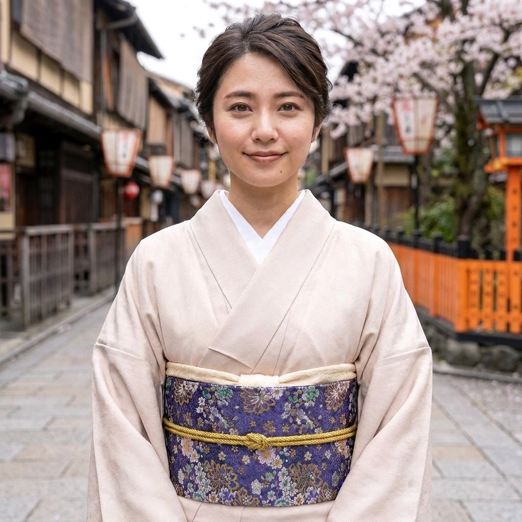 Blue Kimono Belt Womens Obi