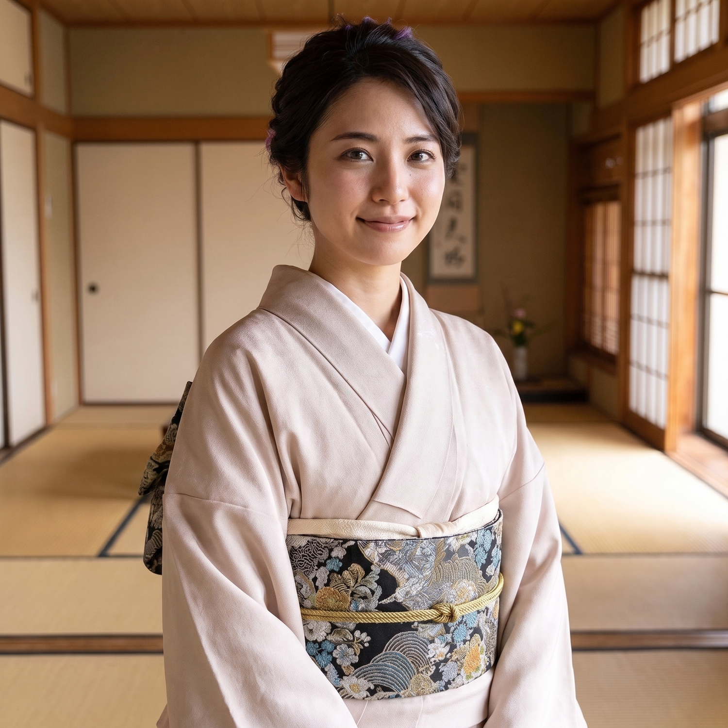 Grey Kimono Belt Womens Obi