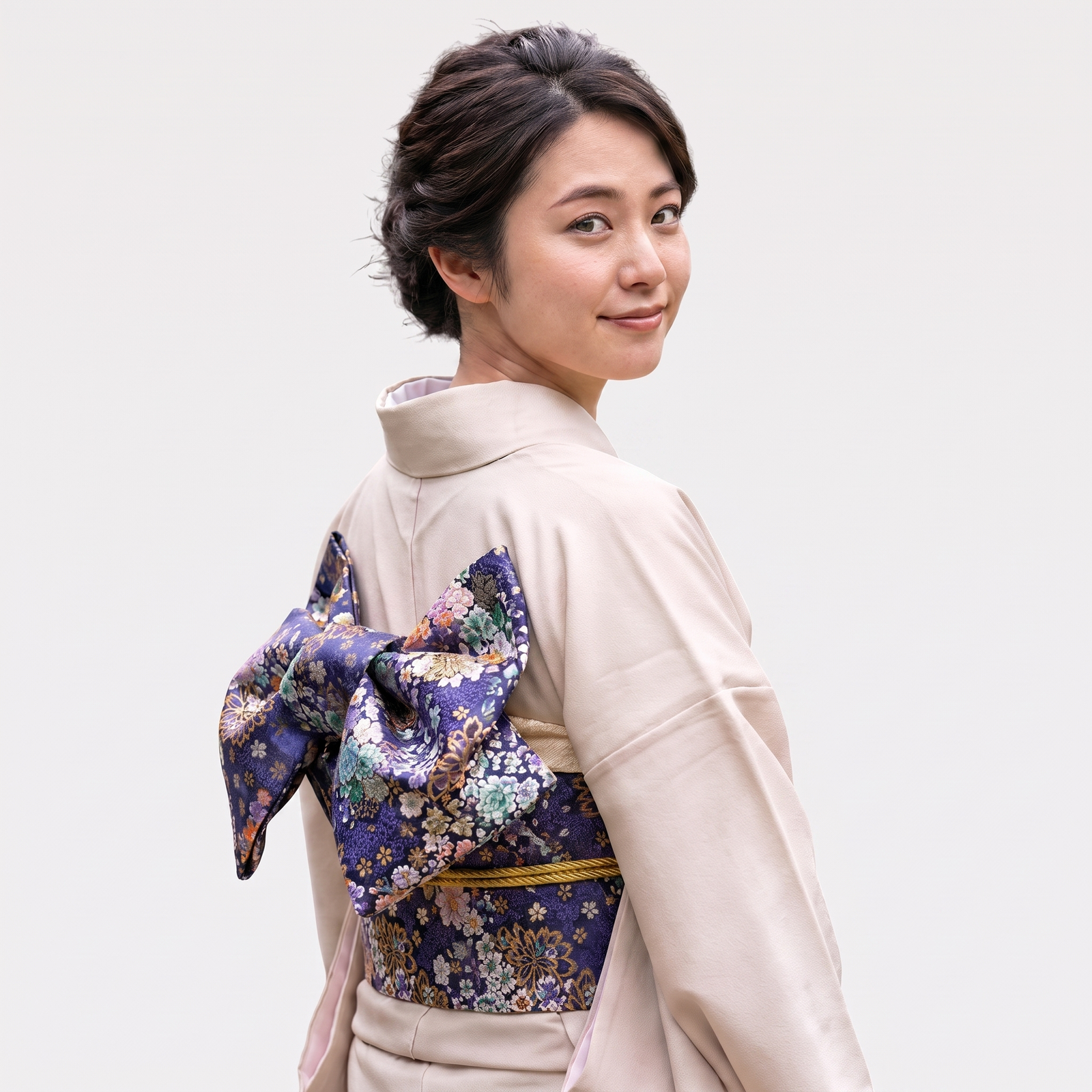 Blue Kimono Belt Womens Obi