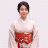 Red Womens Obi Belt