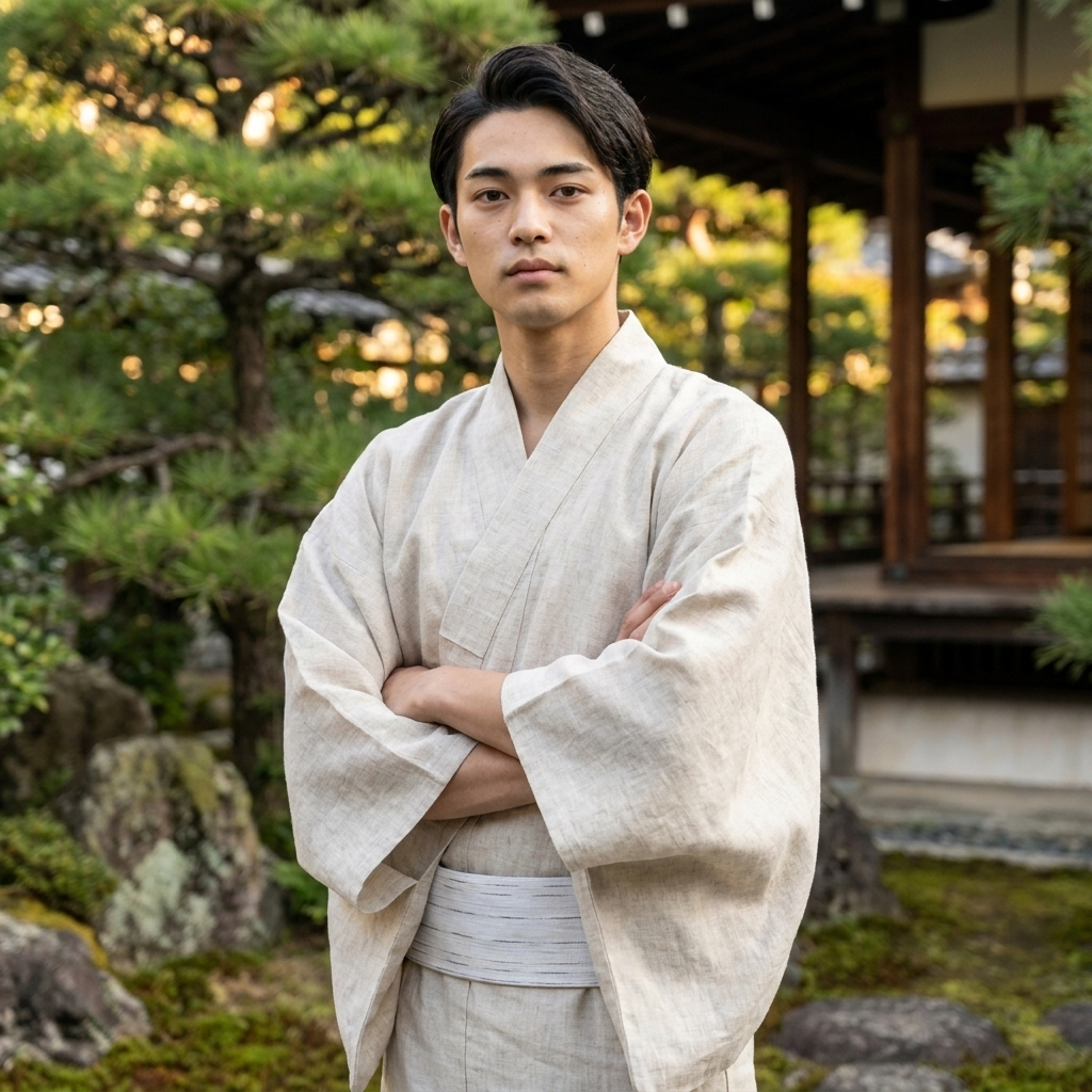 White Belt Men's Obi