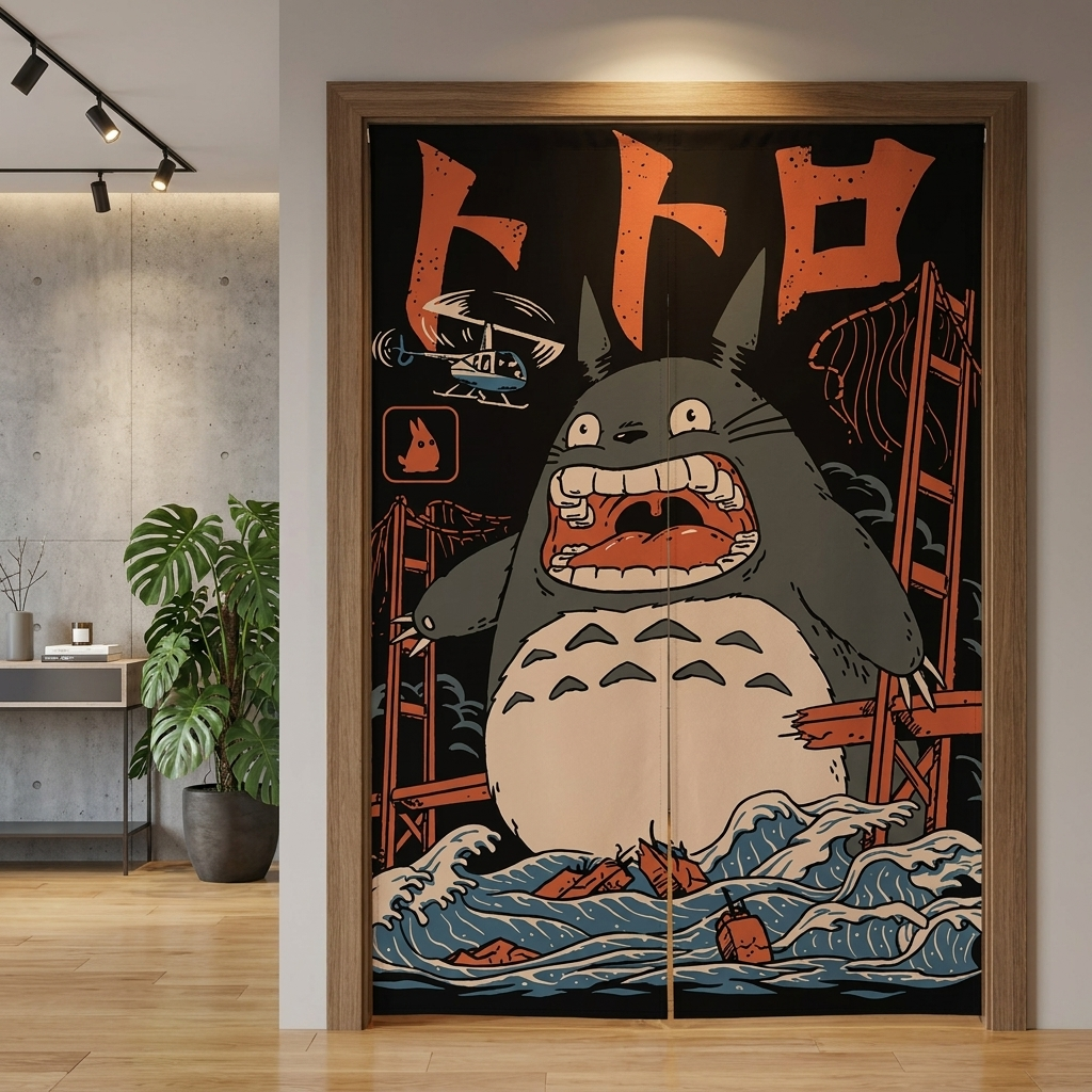 Noren Curtain Totoro