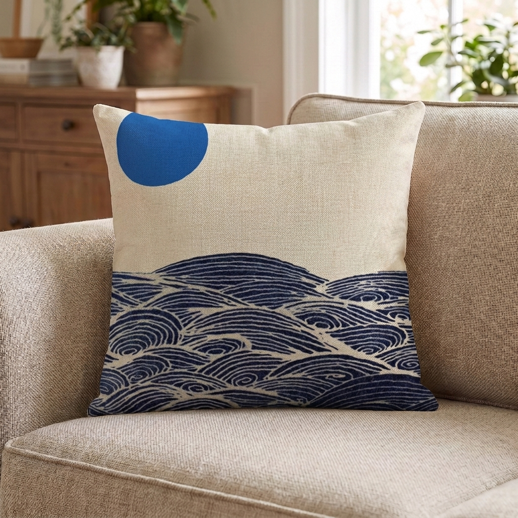 Ocean Japanese Cushion Cover