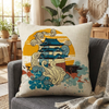 Japanese Inspired Cushion Cover