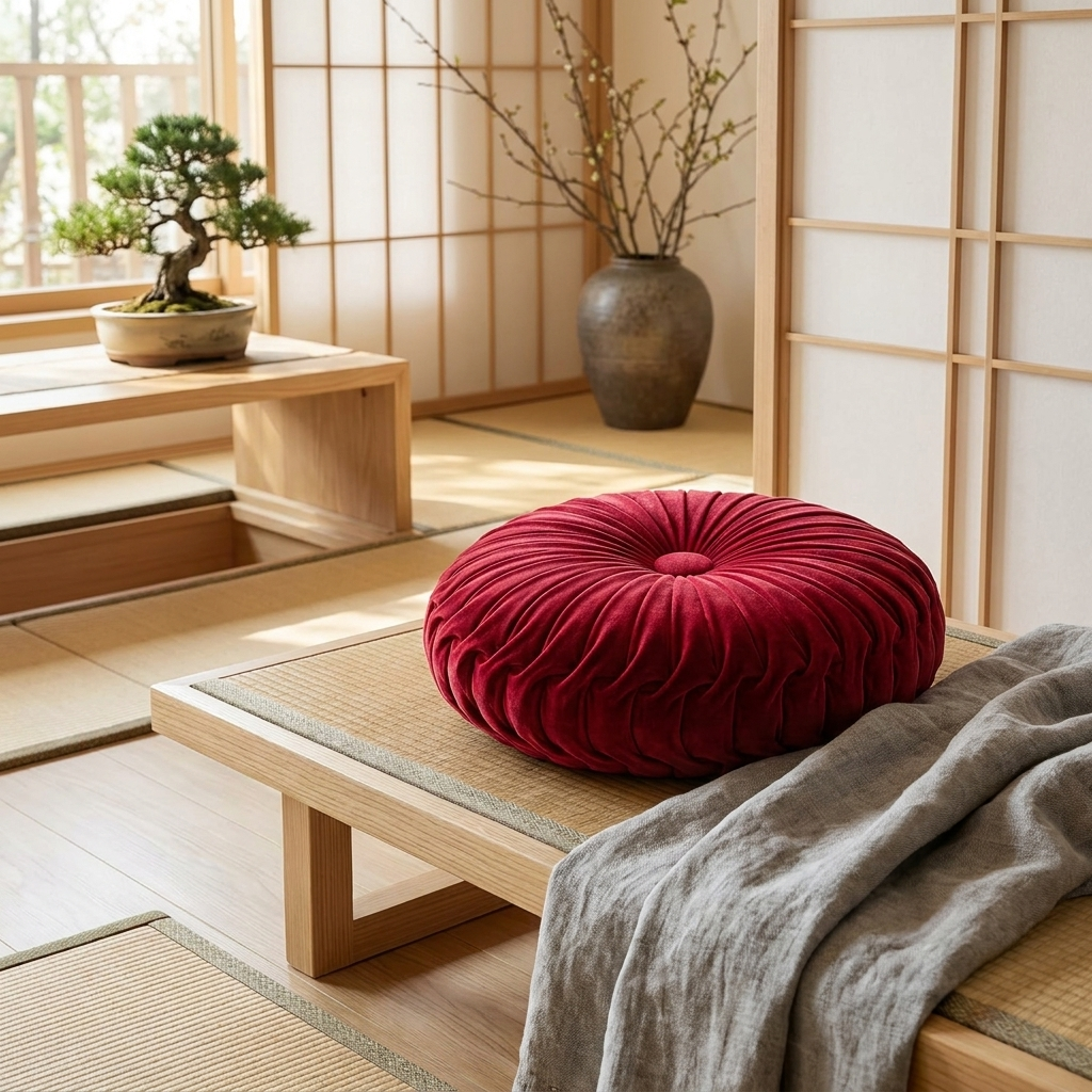 Round Japanese Cushion