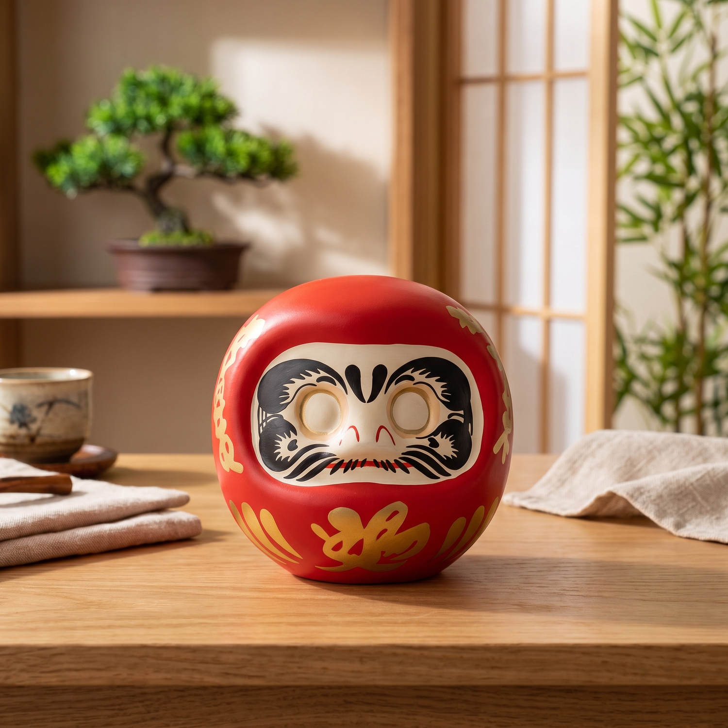 Red Daruma Doll