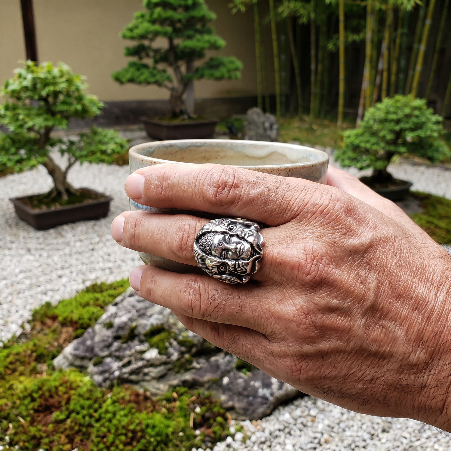 Japanese Buddha Protection Ring