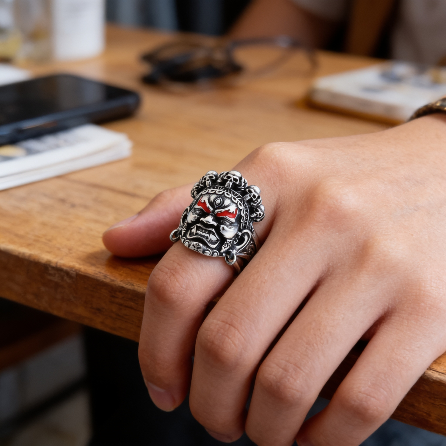Japanese Guardian Demon Ring
