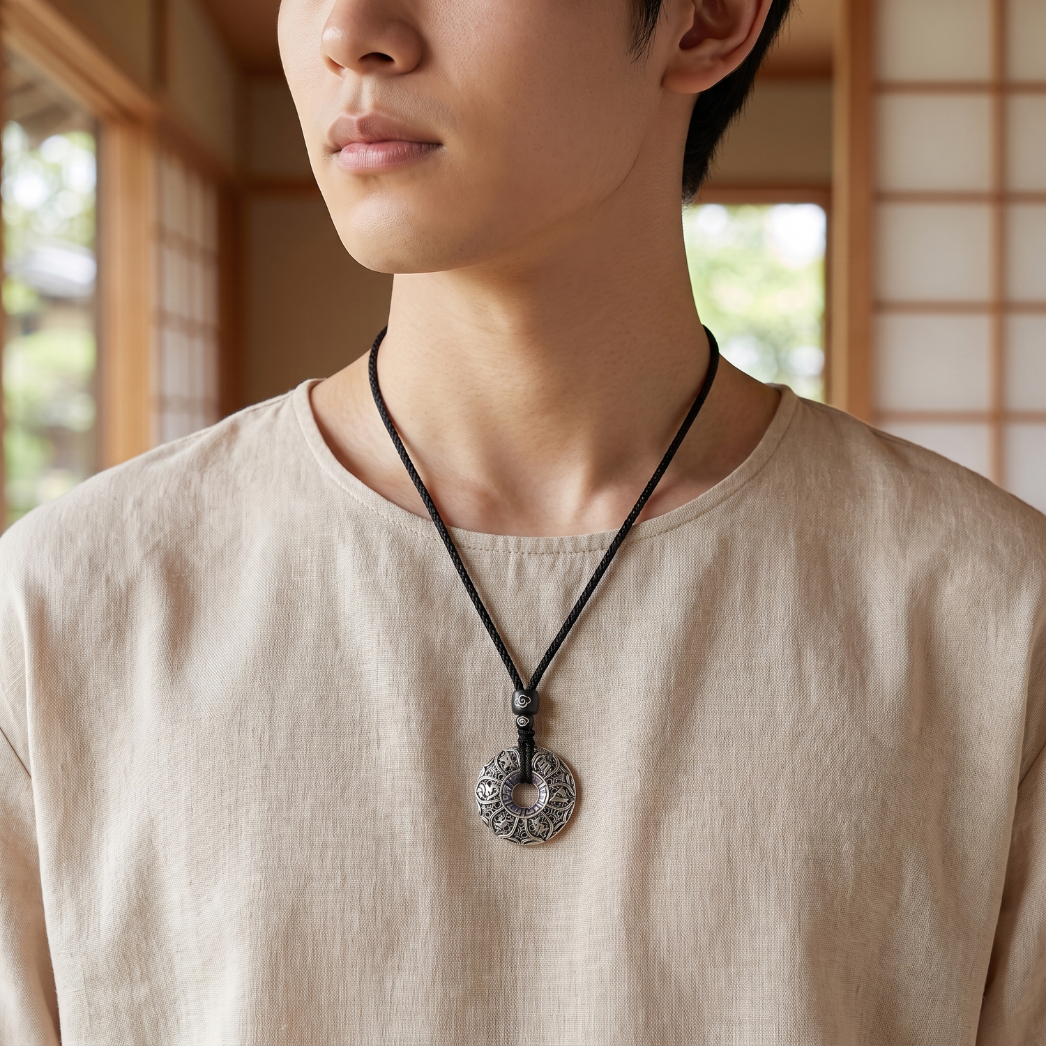Kanji Japanese Necklace
