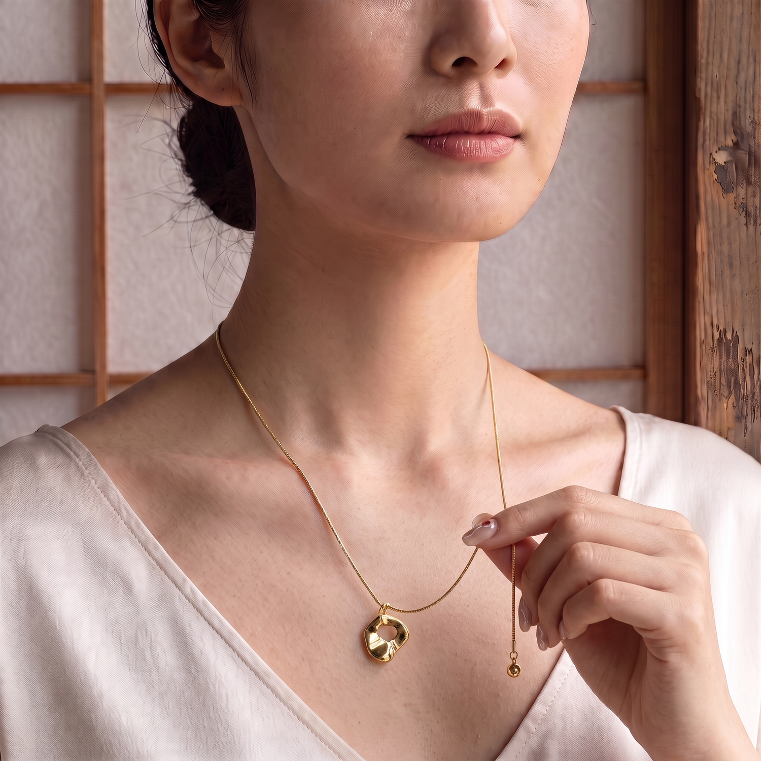 Japanese Long Chain Necklace