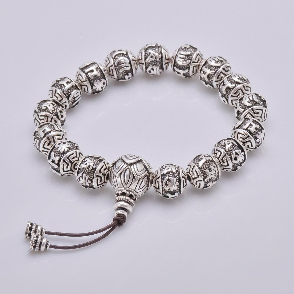 Kanji Pearls Japanese Bracelet