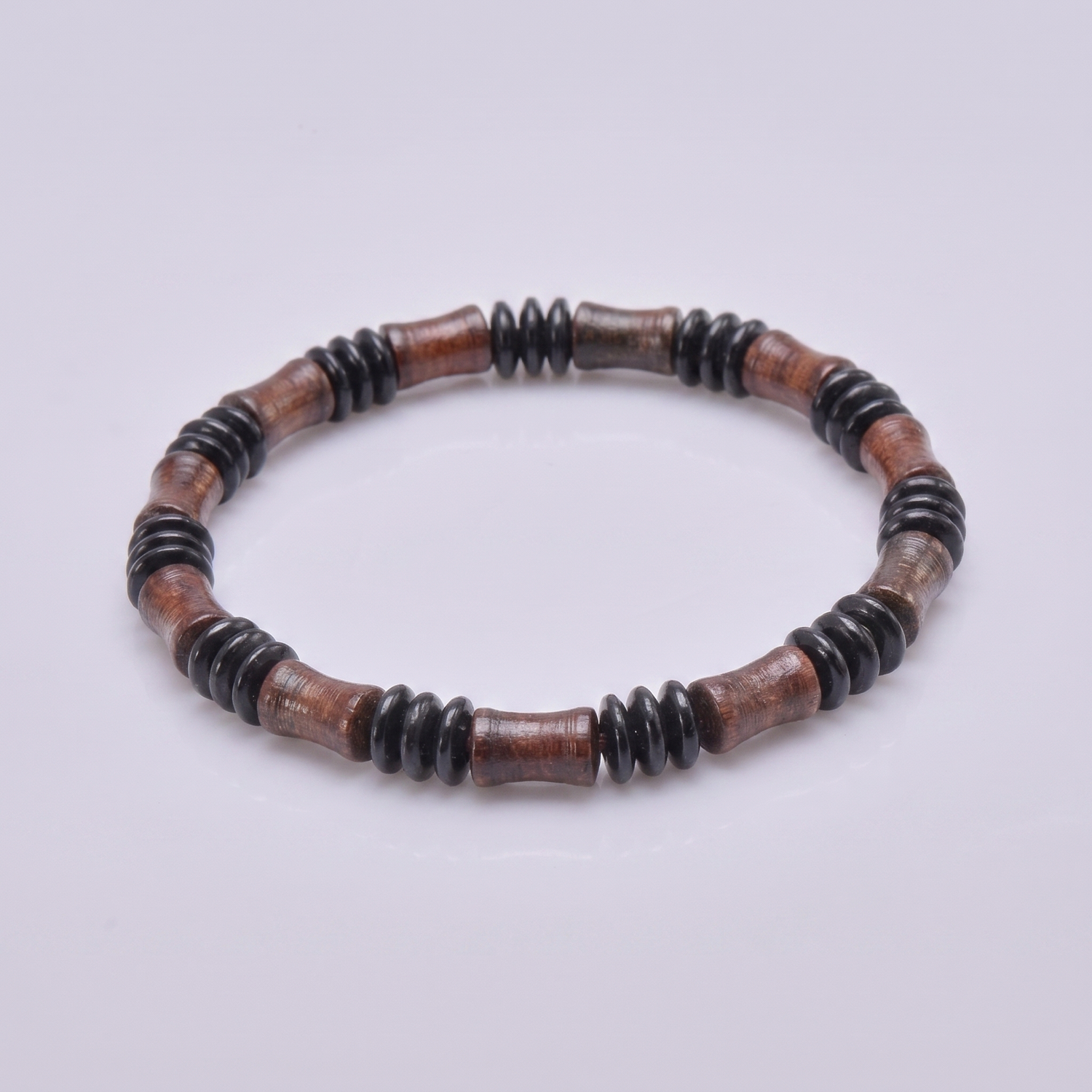 Japanese Wooden Bead Bracelet