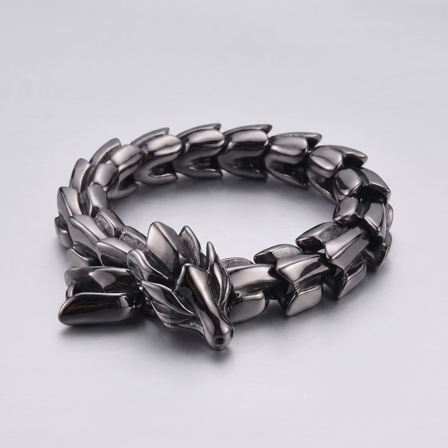 Steel Dragon Japanese Bracelet