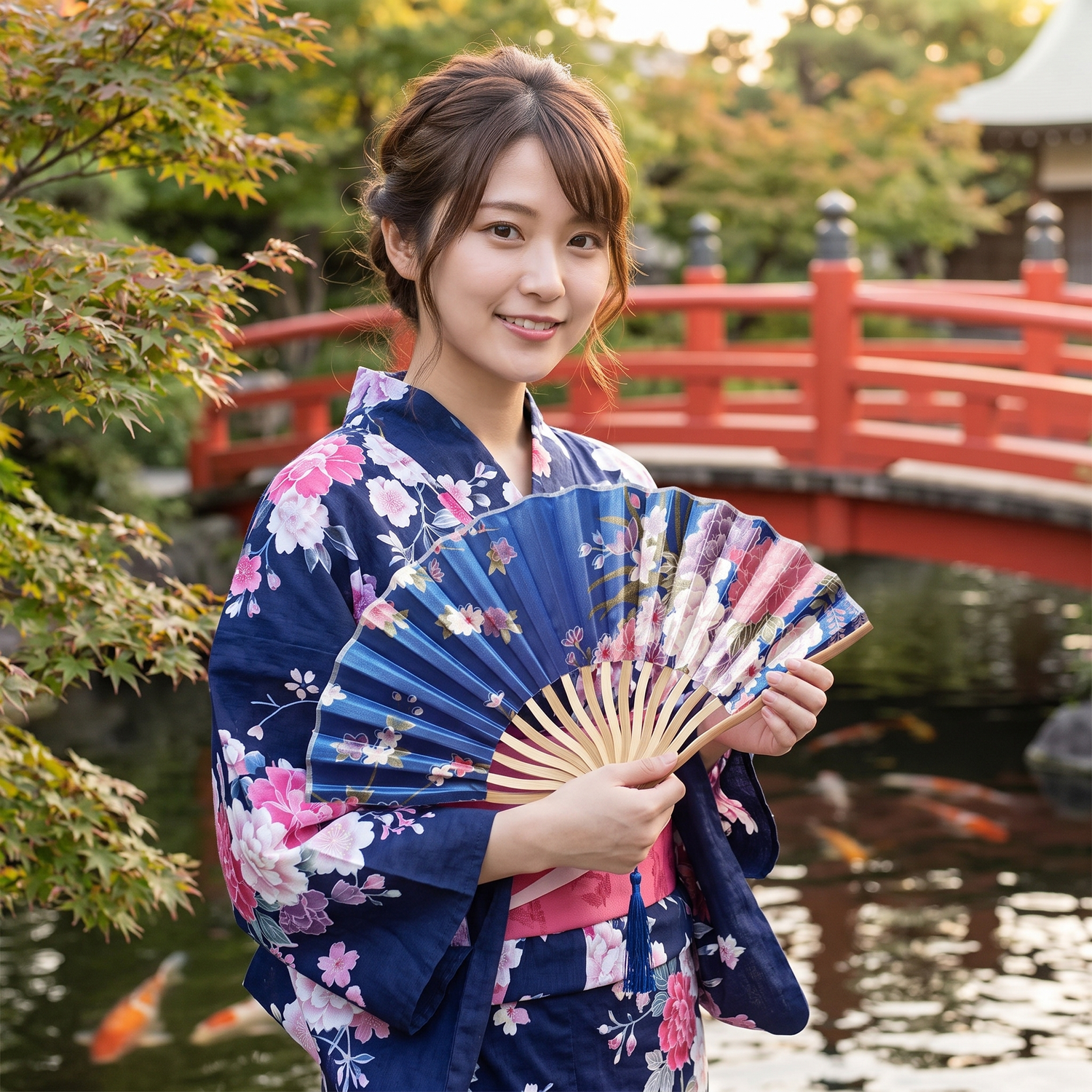 Geisha Japanese Fan