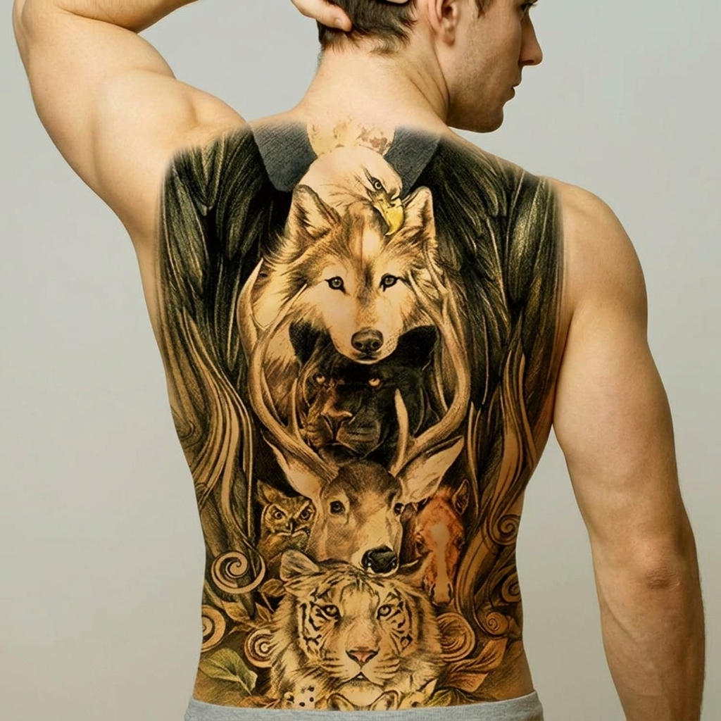 Japanese Back Tatoo