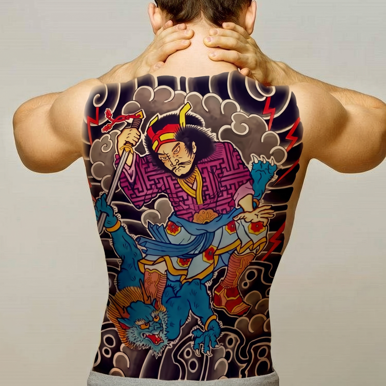 Japanese Temporary Tattoos for Man