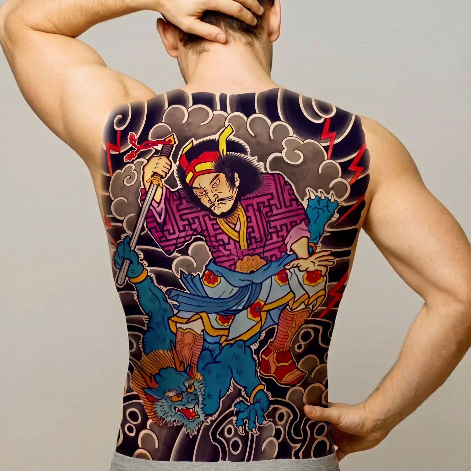 Japanese Temporary Tattoos for Man