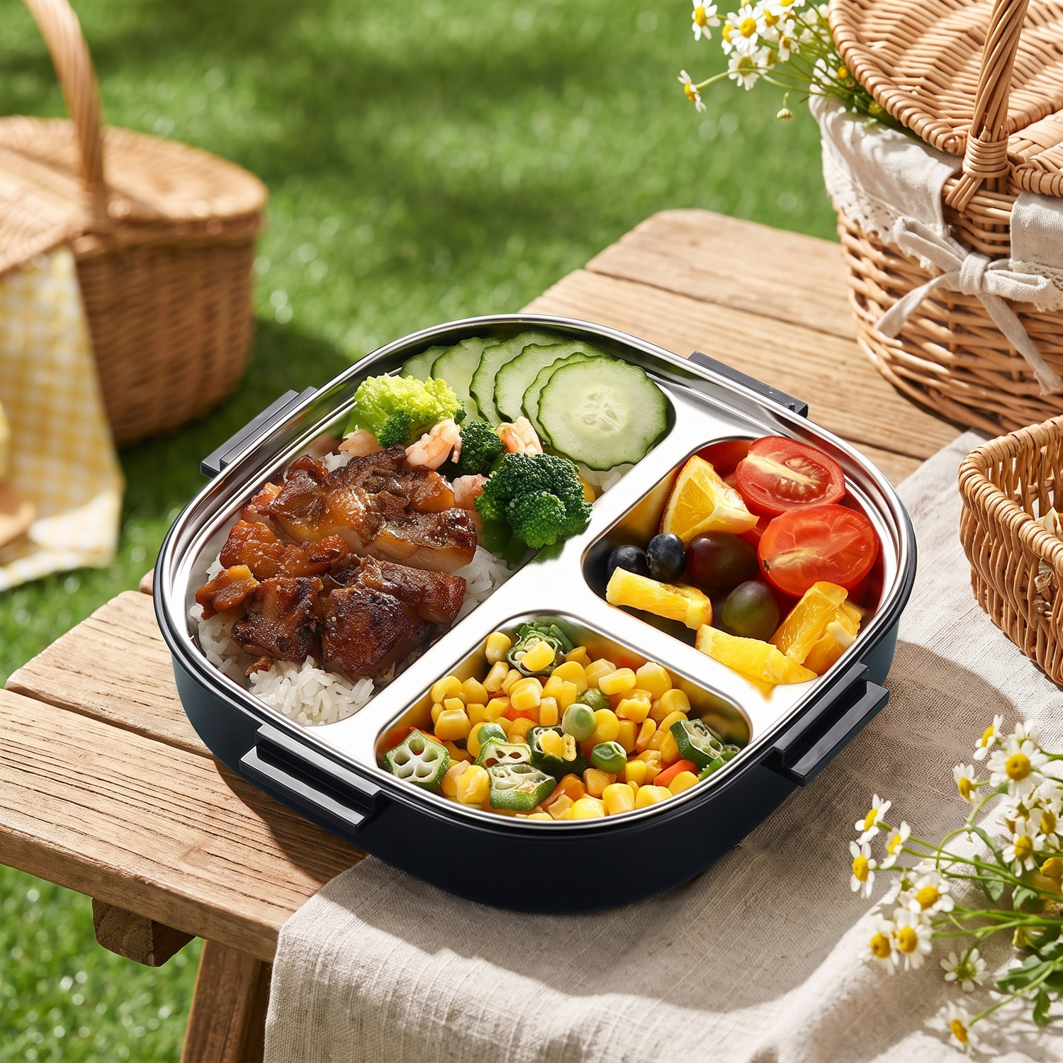 Portable Japanese Bento Box