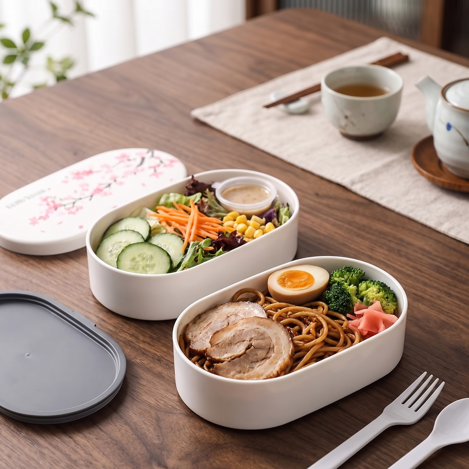 Japanese Cherry Blossom Lunch Box