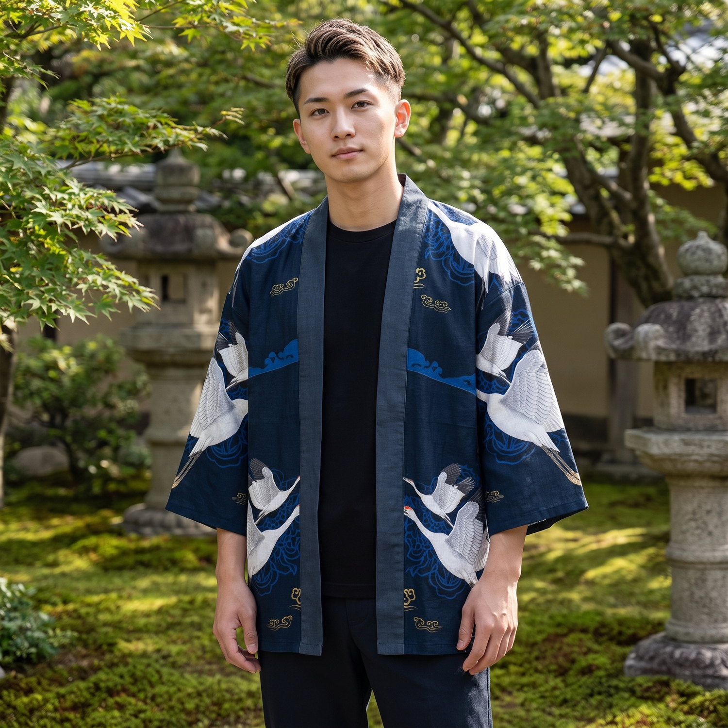 Japanese Kimono Cardigan Men