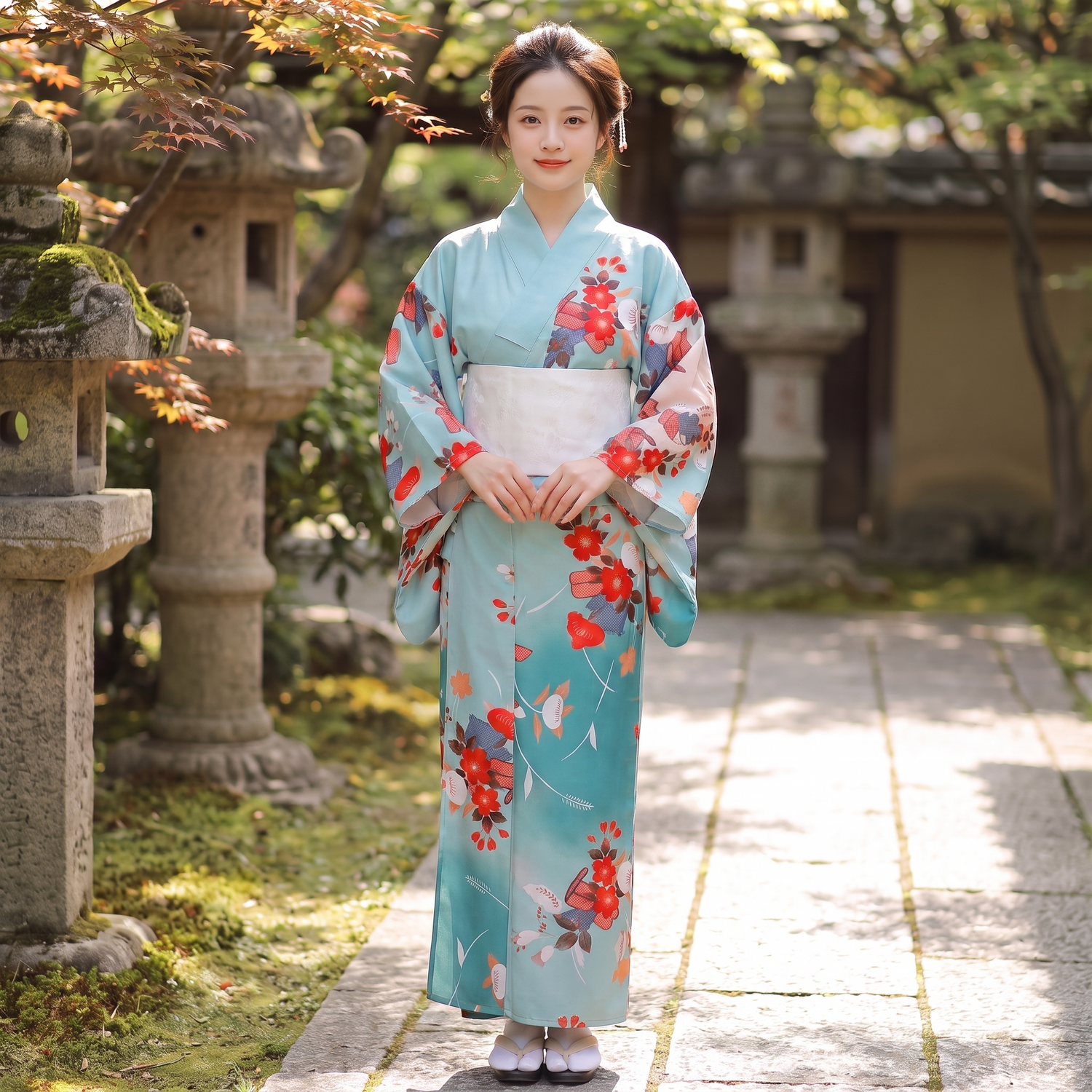 Yukata Robe Womens