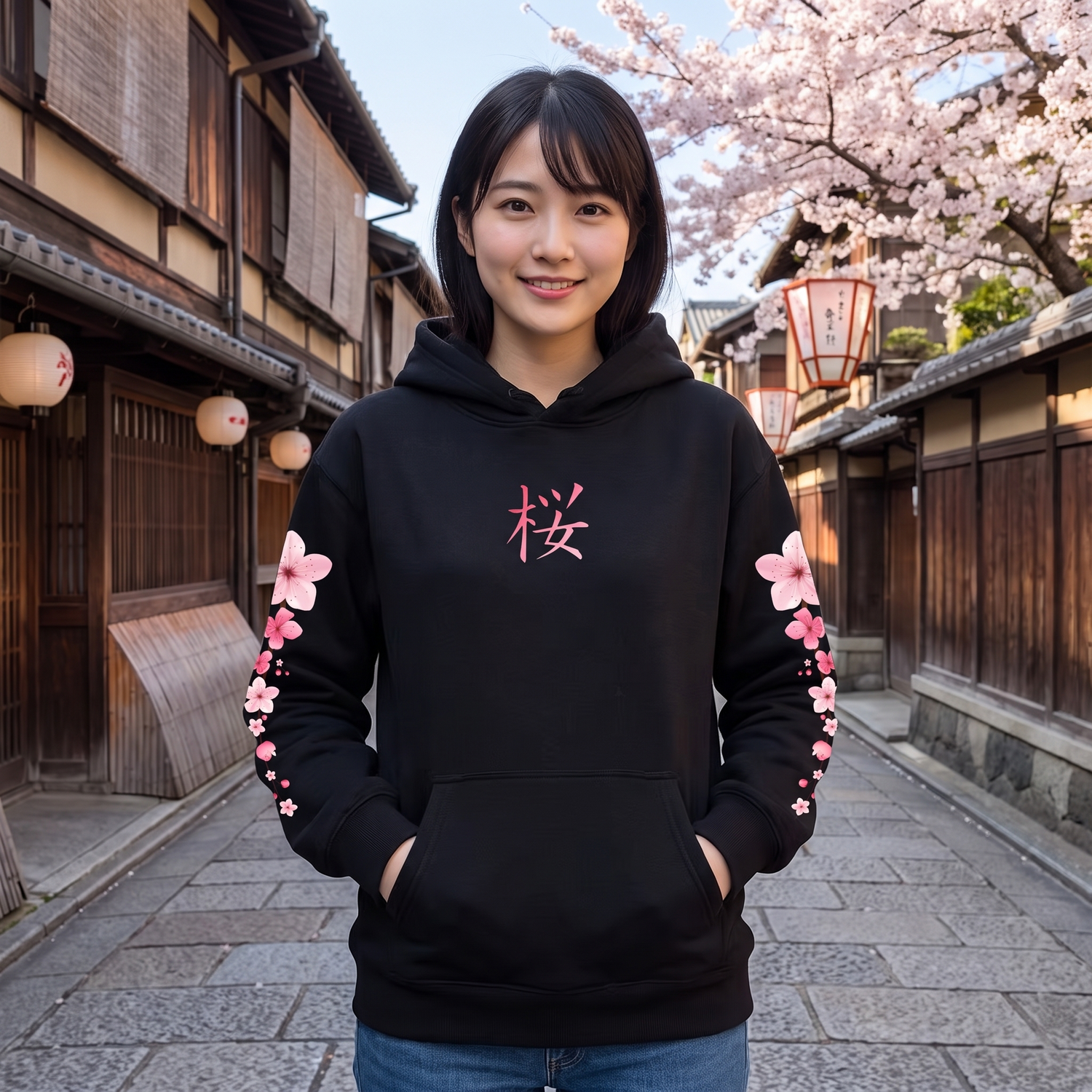 Japanese Floral Hoodie
