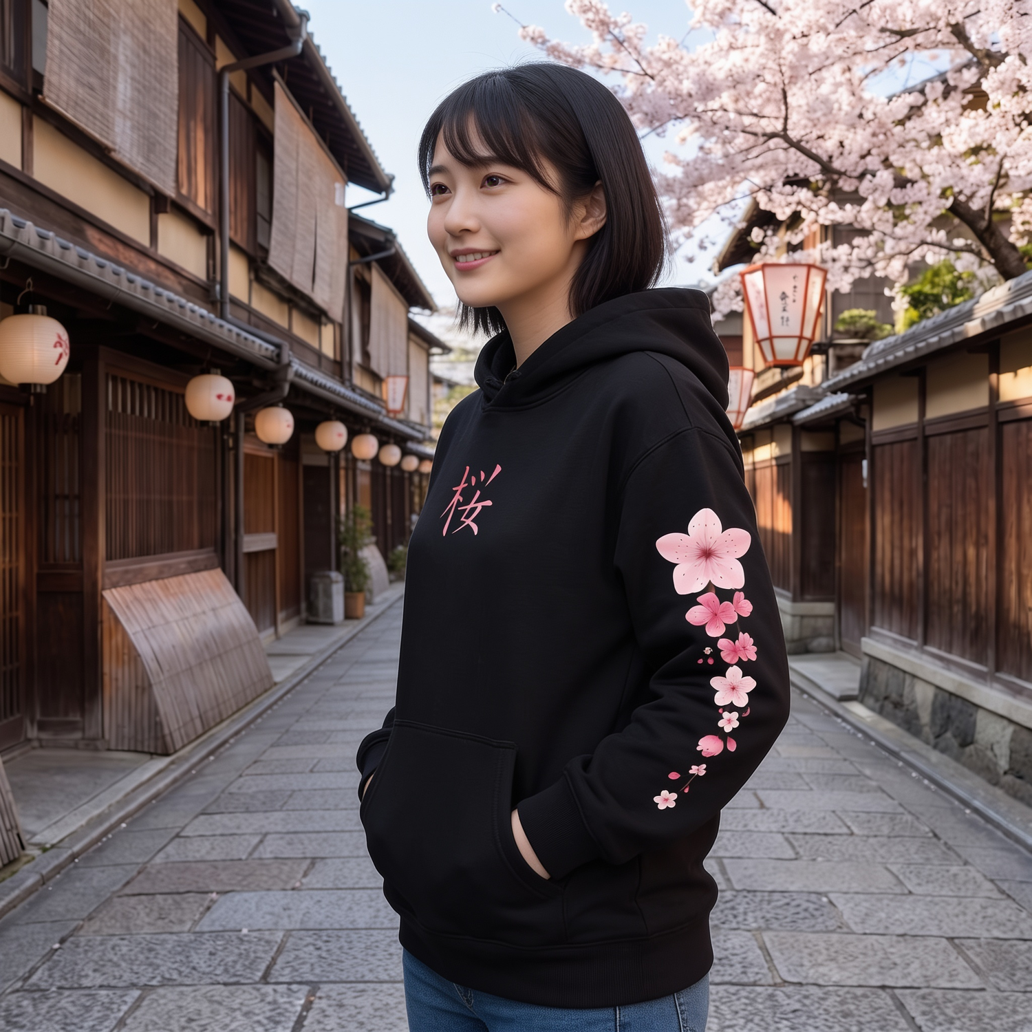 Japanese Floral Hoodie