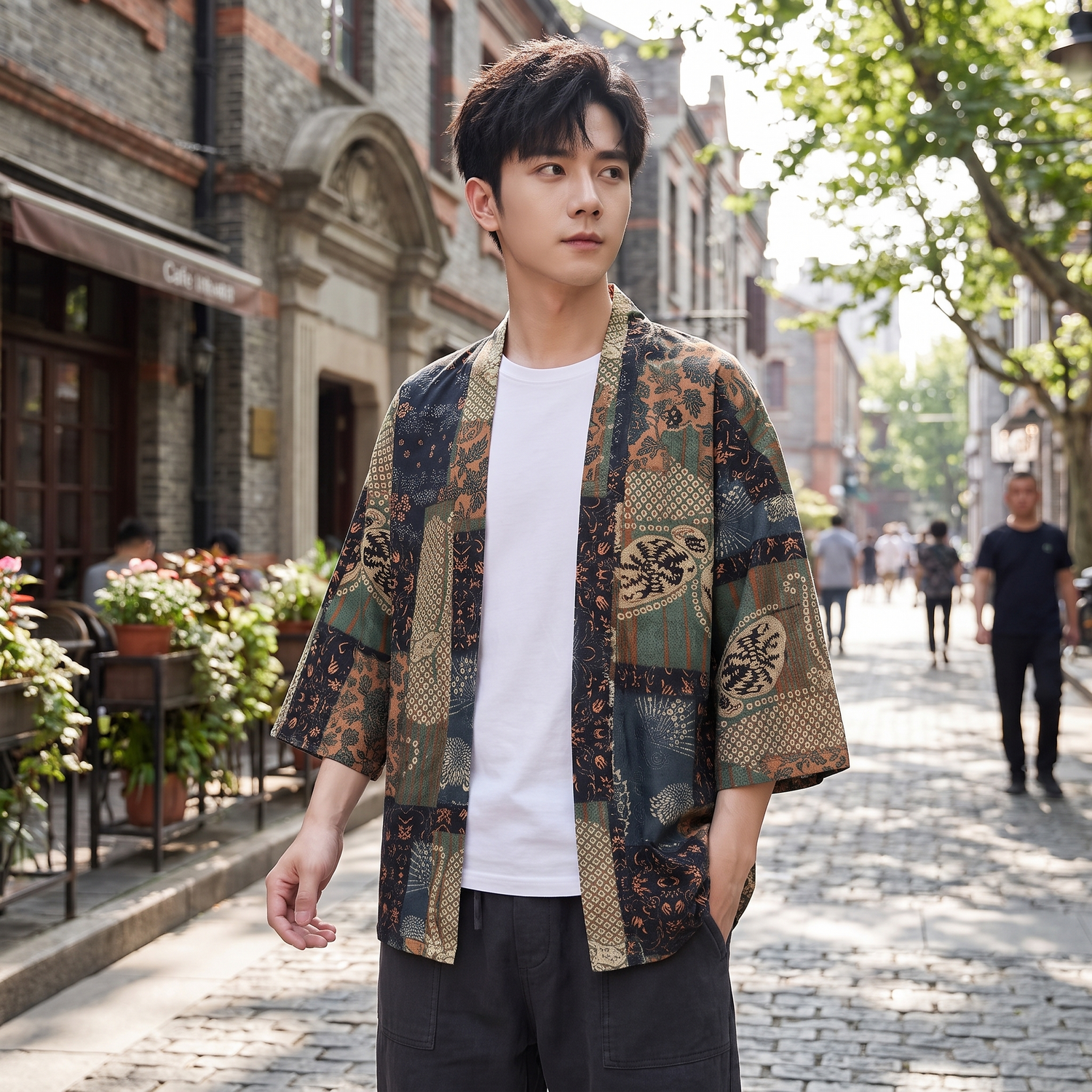 Ethnic Style Kimono Cardigan