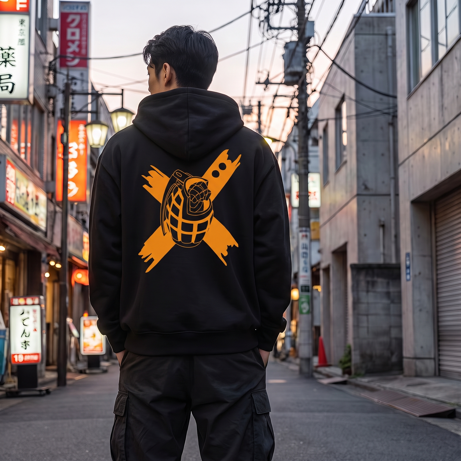 Japanese Anime Zip Up Hoodie