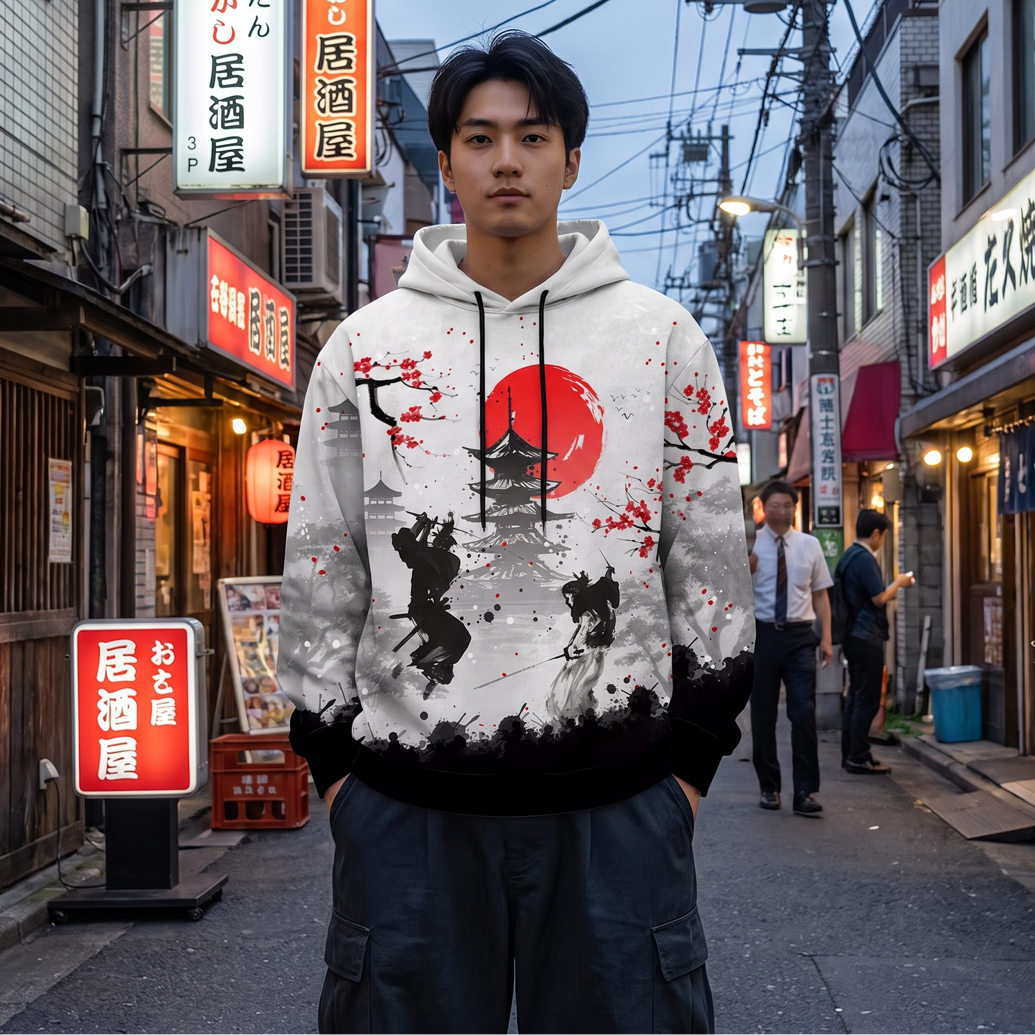 Harajuku Mens Hoodie