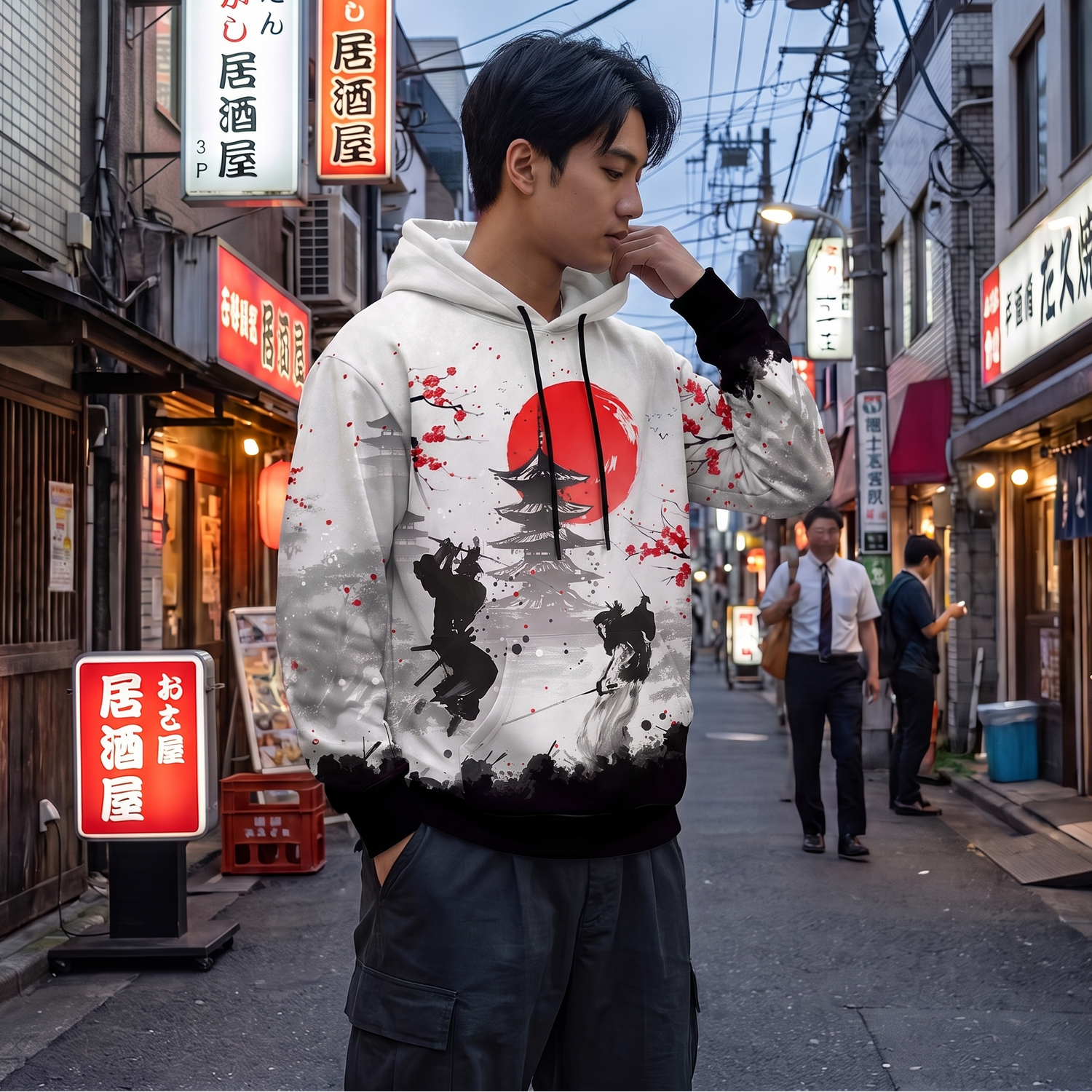 Harajuku Mens Hoodie