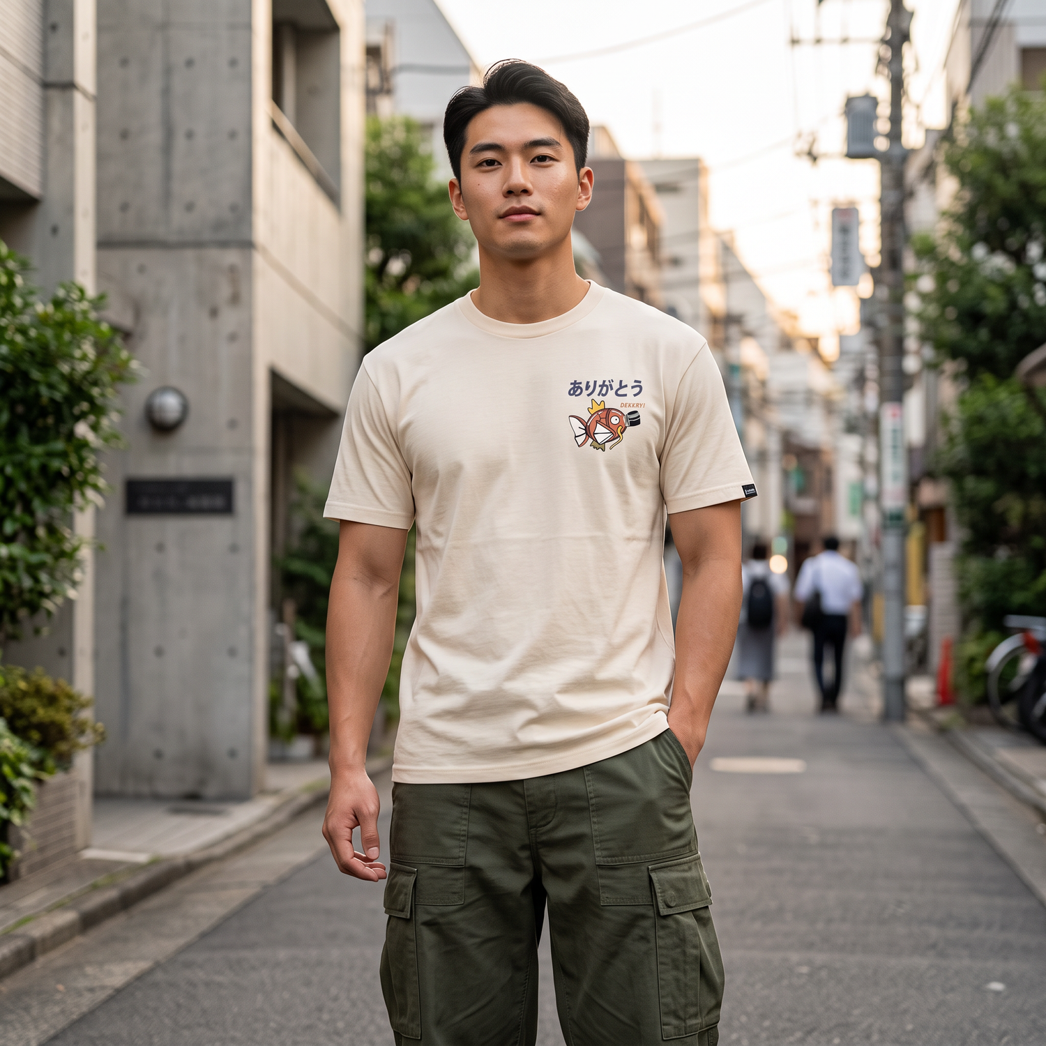 Japanese Streetwear Koi Fish T-shirt