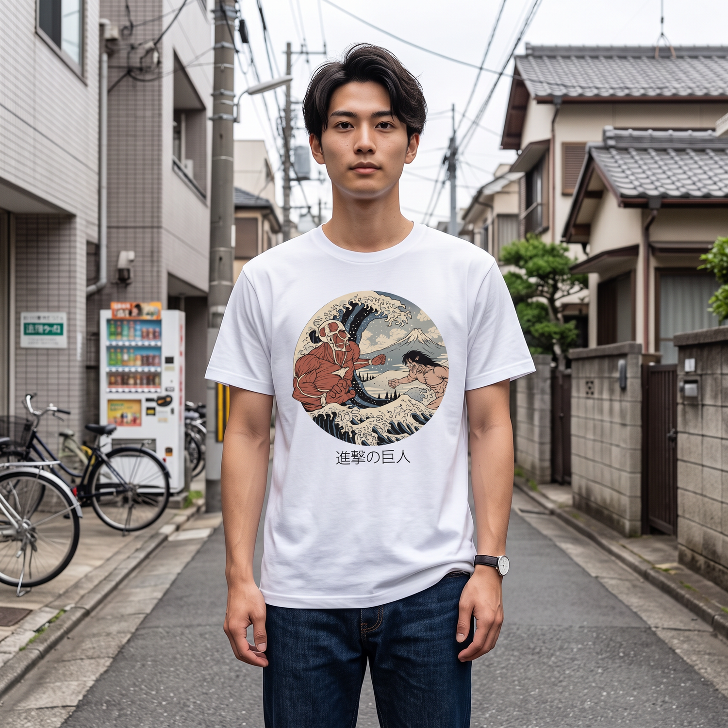 Japanese Manga T-shirt Men