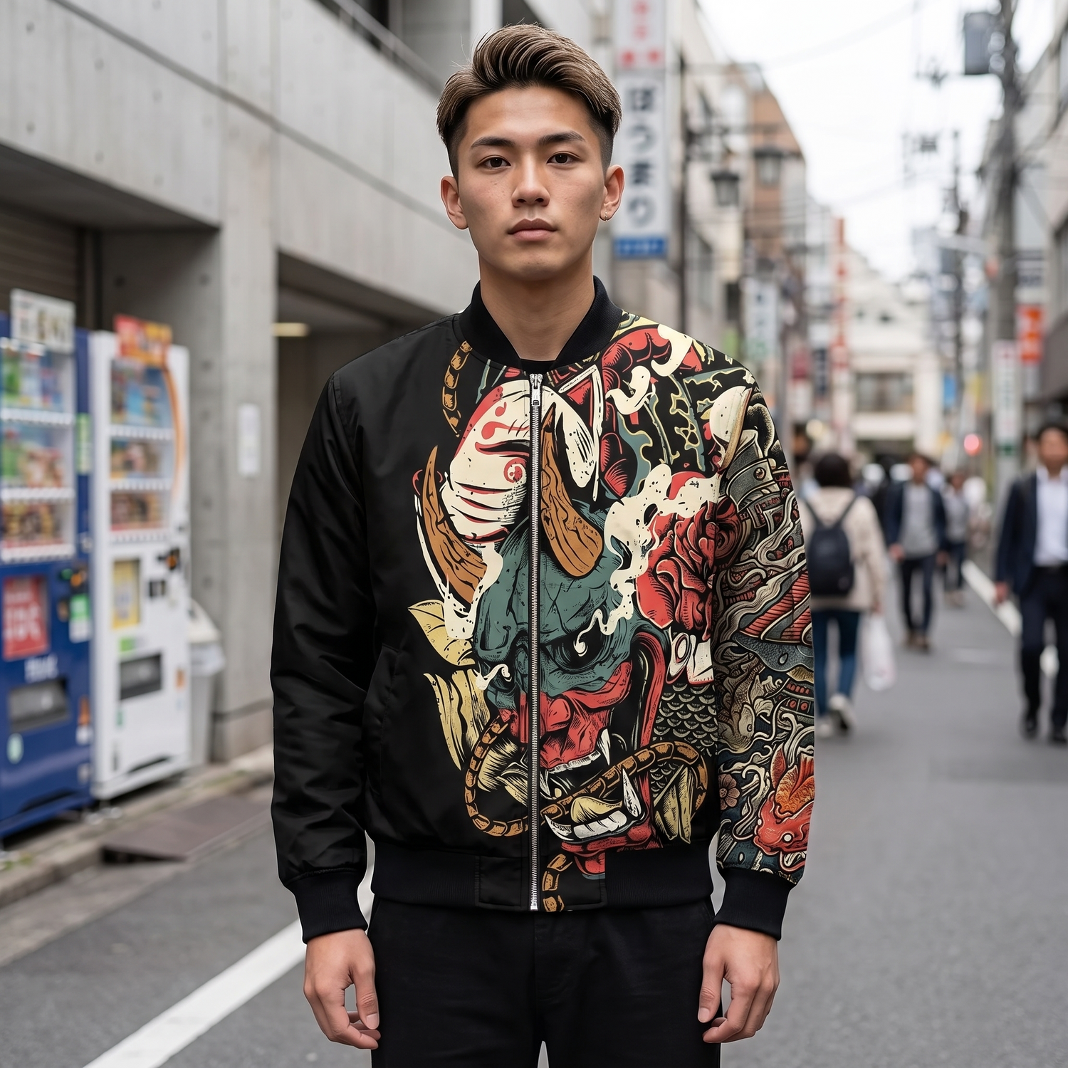 Japanese Mens Bomber Jacket