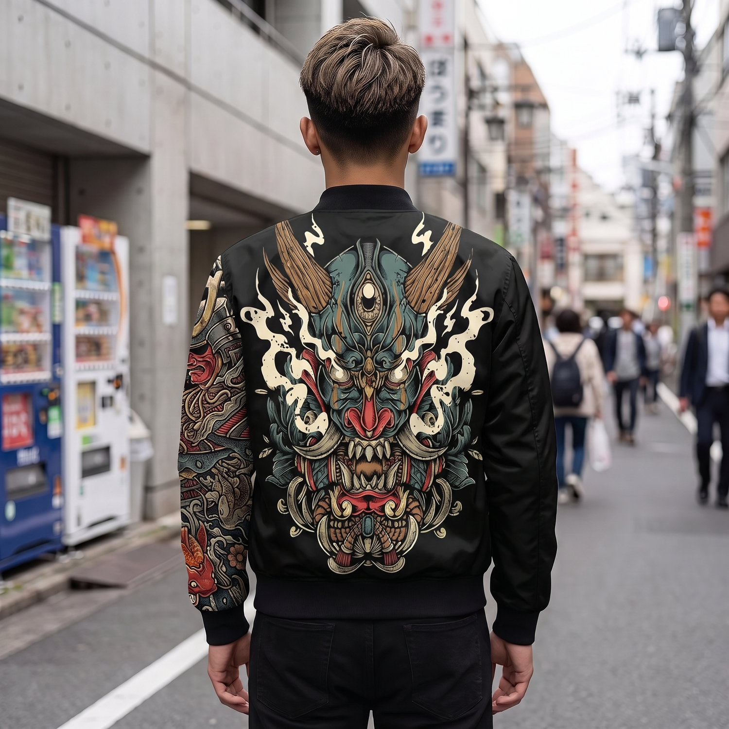Japanese Mens Bomber Jacket