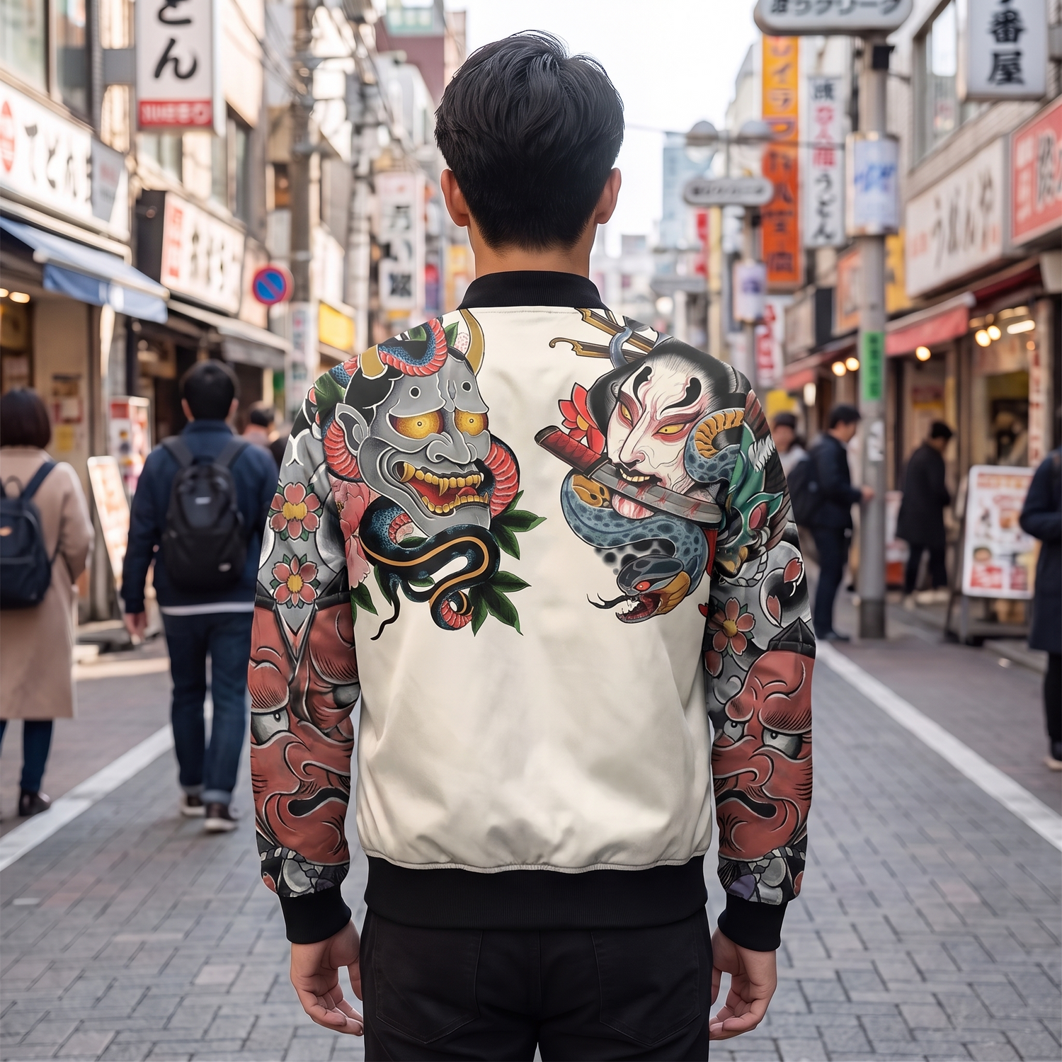 Japanese Tattoo Bomber Jacket