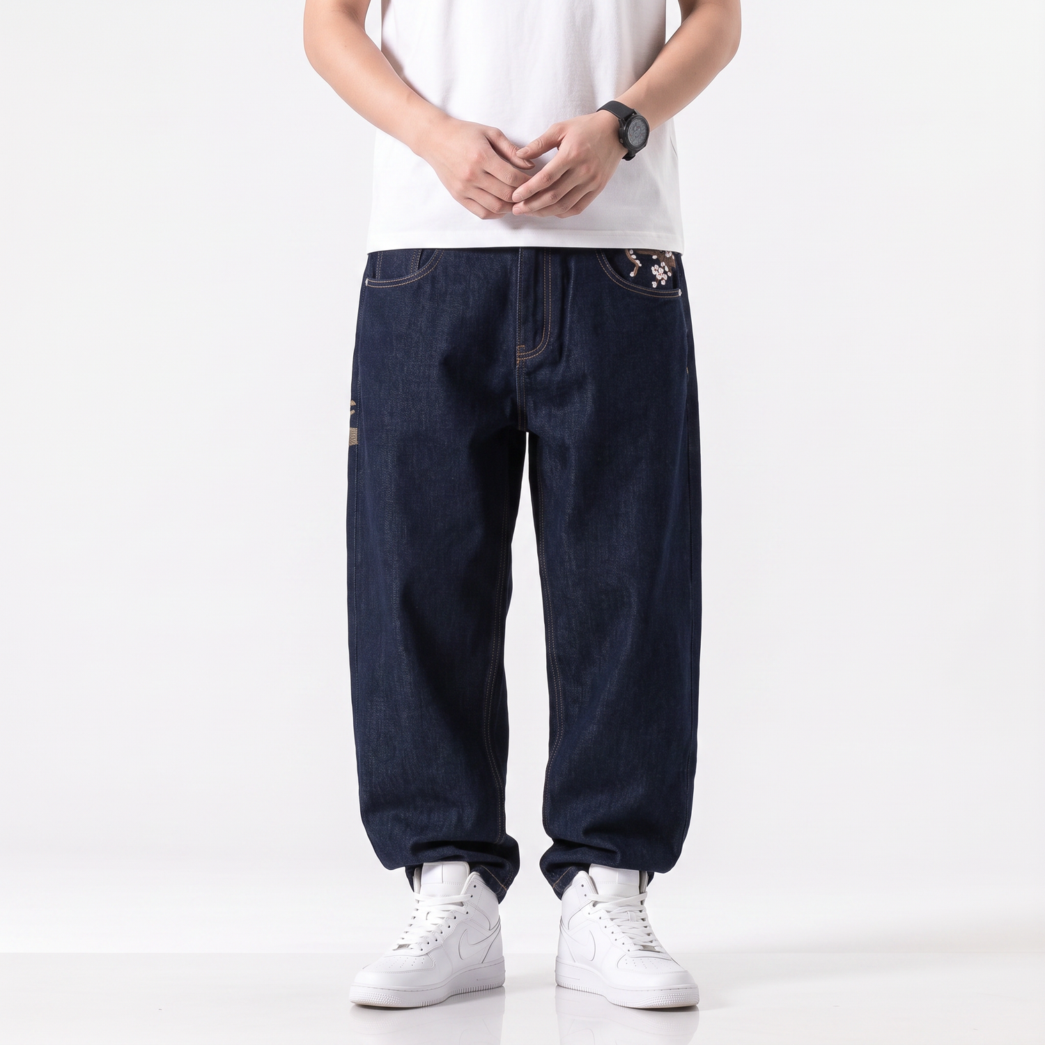 Low Waist Japanese Hip Hop Jeans