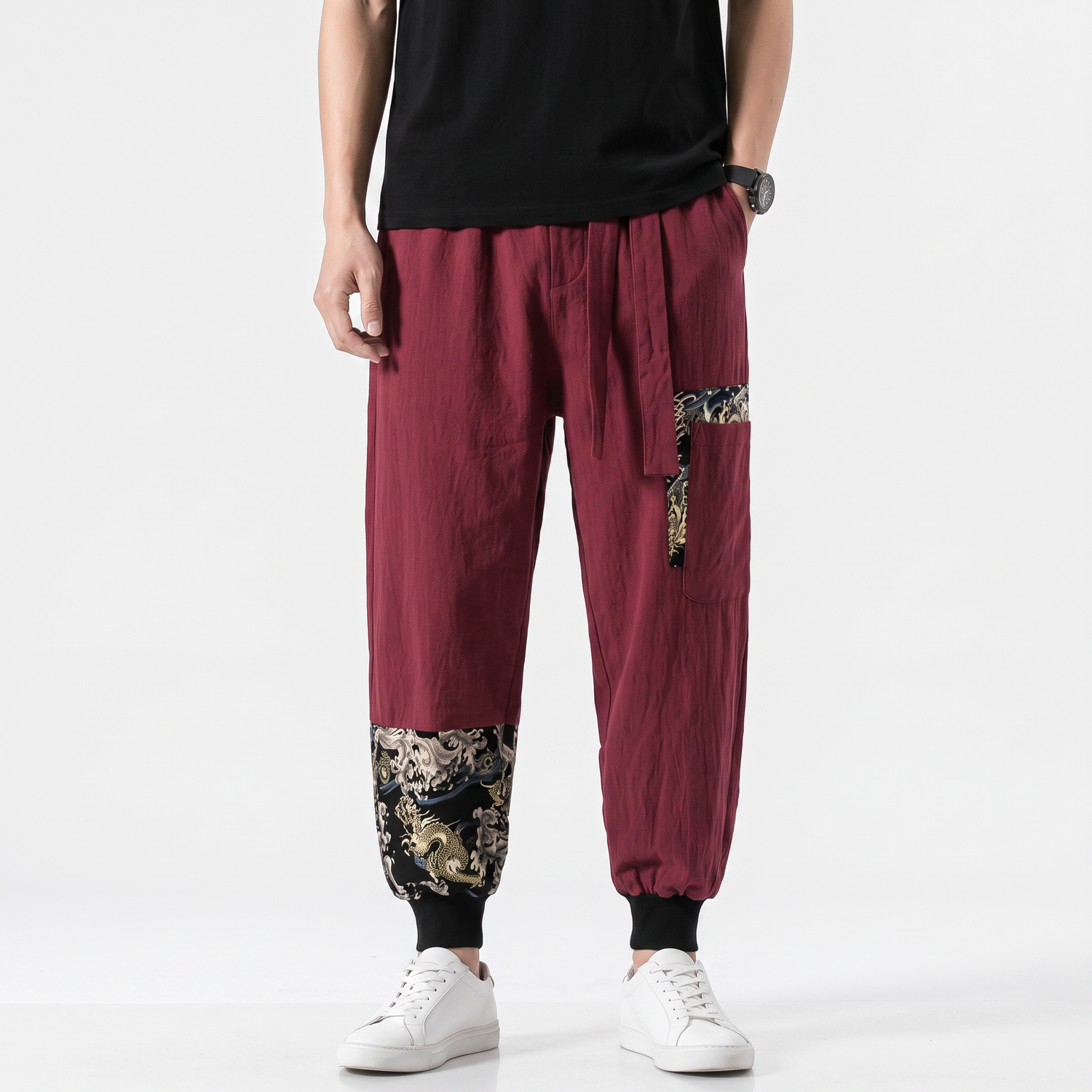 Chinese Style Streetwear Pants