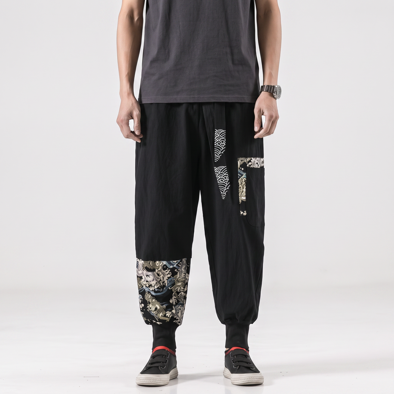 Chinese Style Streetwear Pants