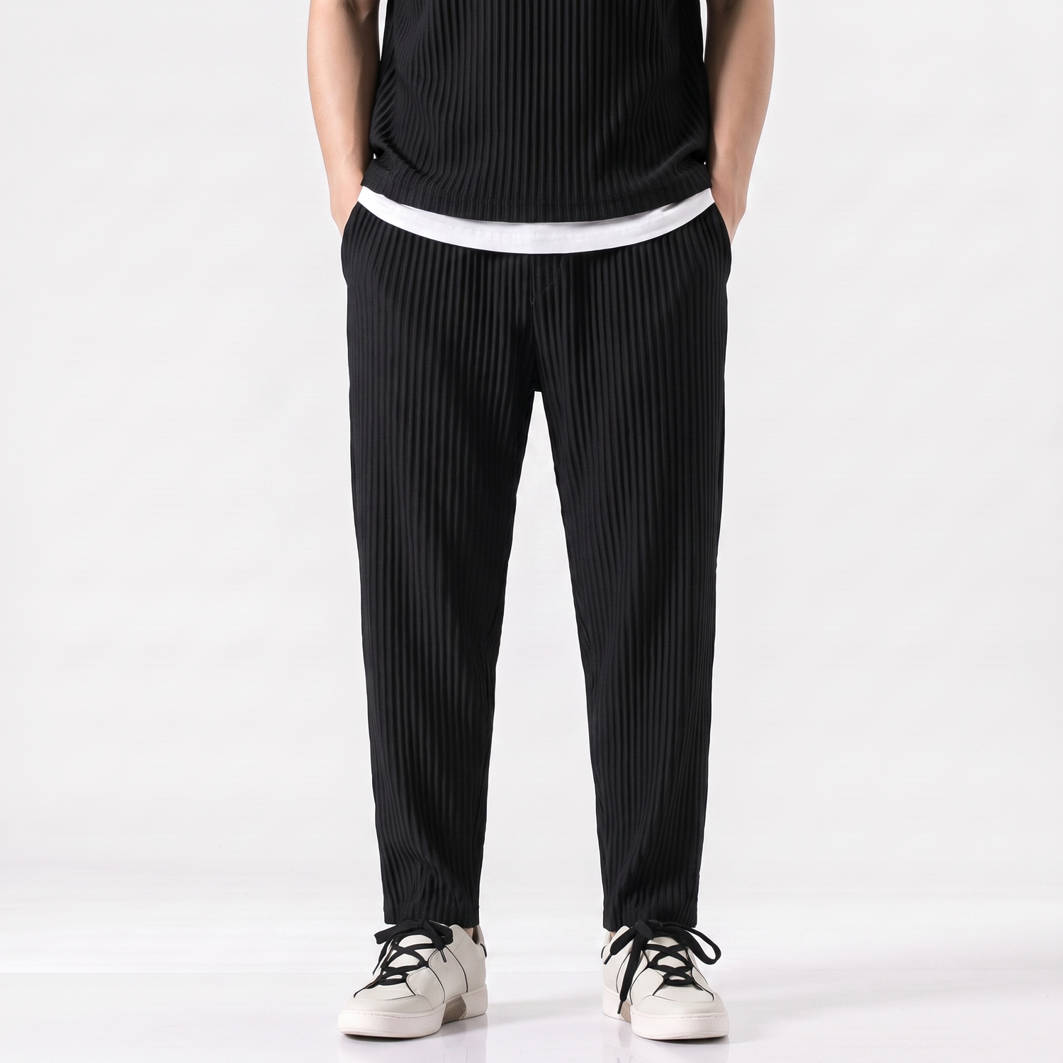 Pleated Japanese Mens Pants