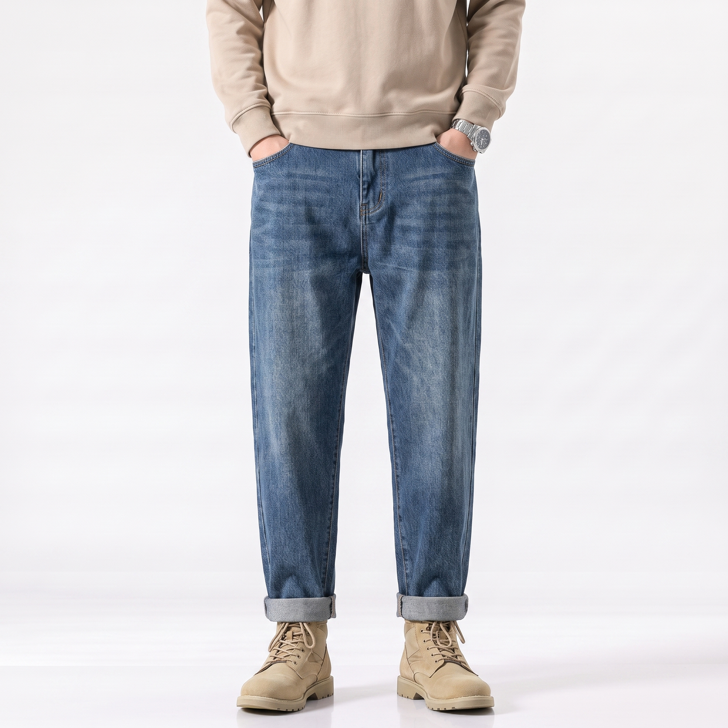 Denim Harajuku Straight Jeans