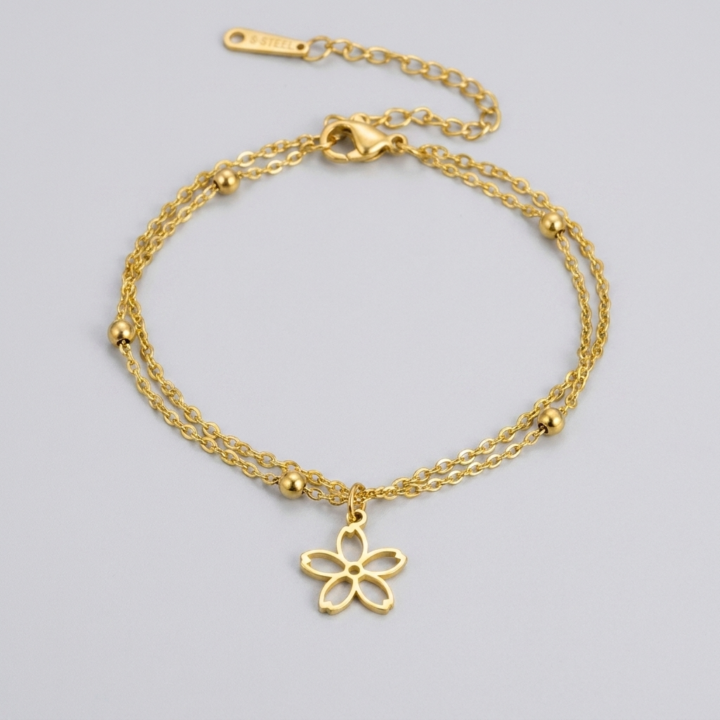 Golden Sakura Bracelet