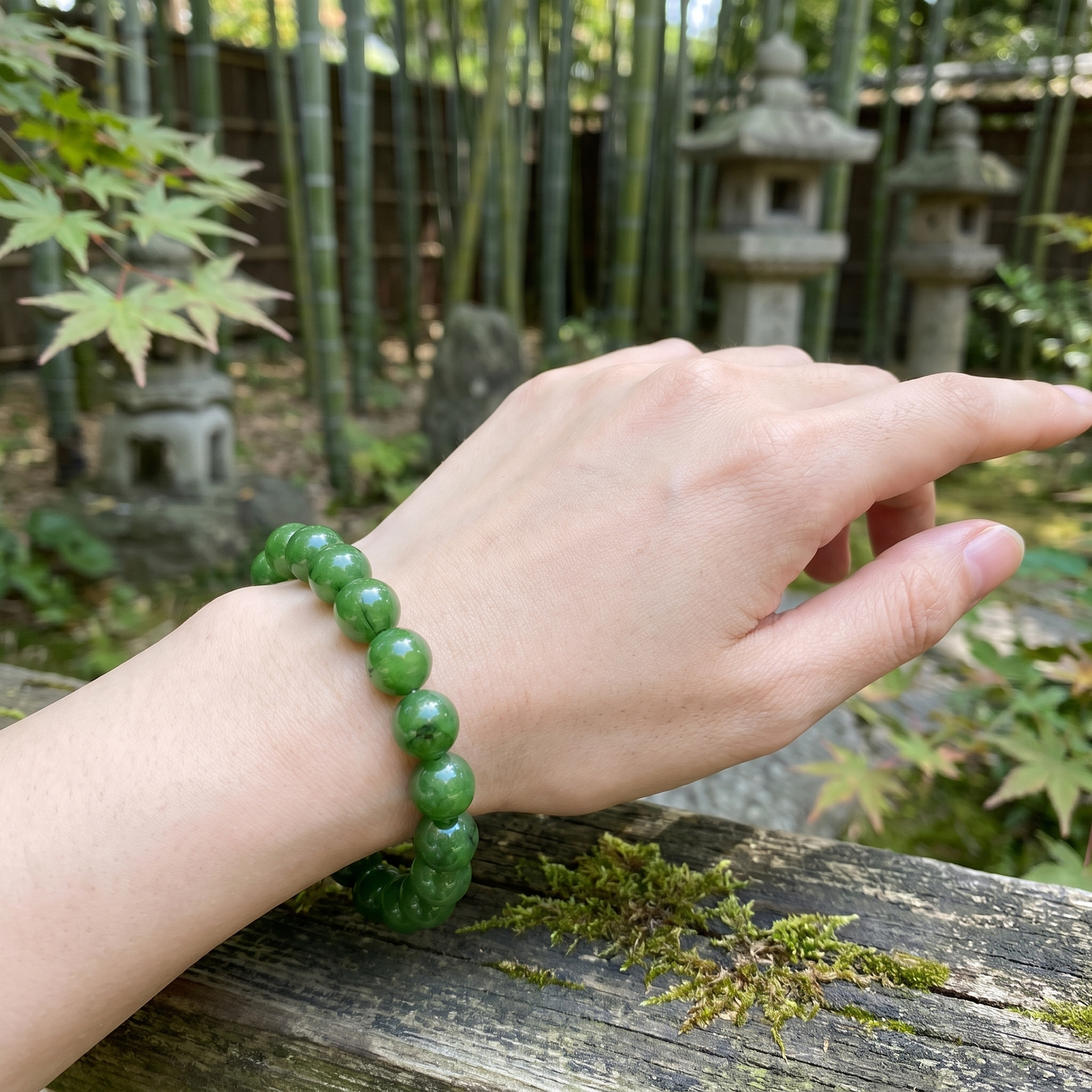 Green Jade Japanese Bracelets