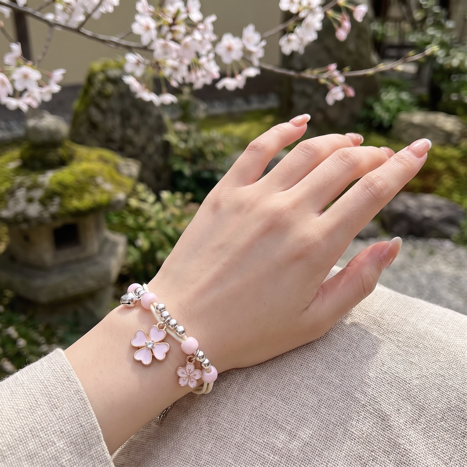 Japanese Sakura Bracelet