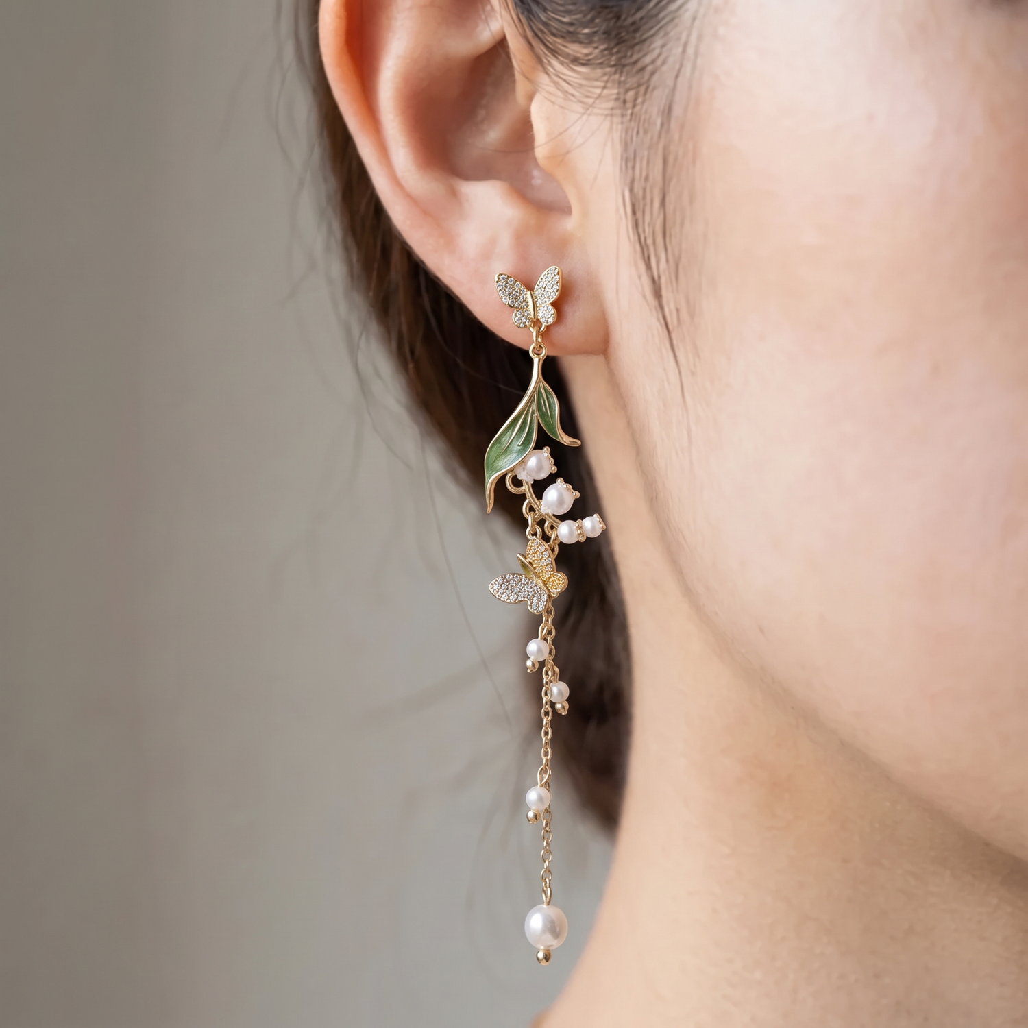 Japanese Style Dangle Earrings