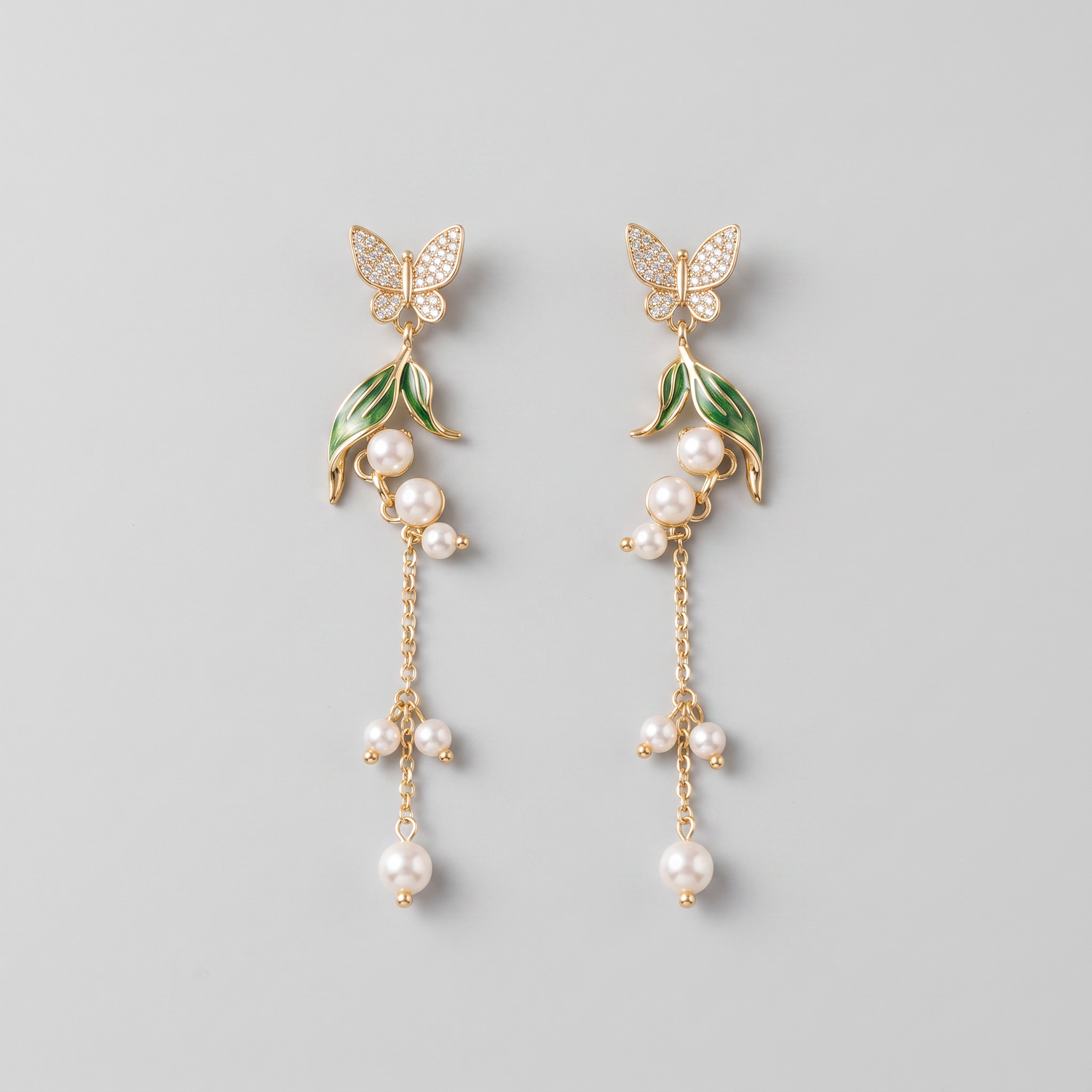 Japanese Style Dangle Earrings