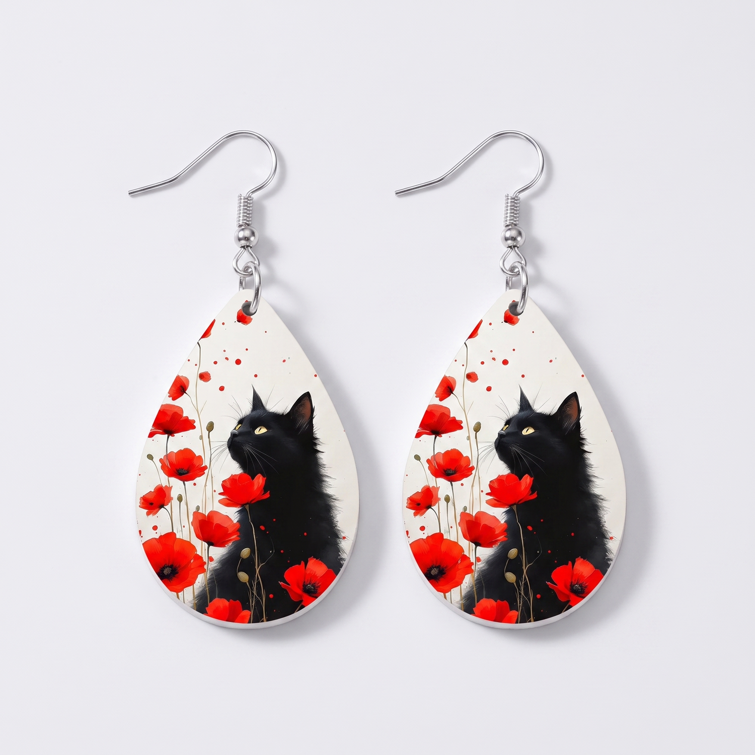 Japanese Cat Earrings