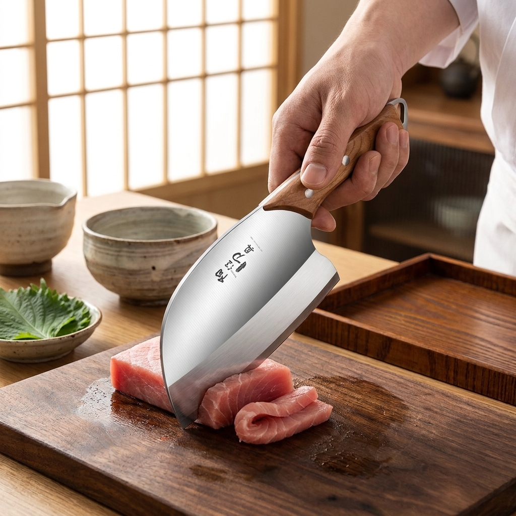 Japanese-Style Butcher Cleaver