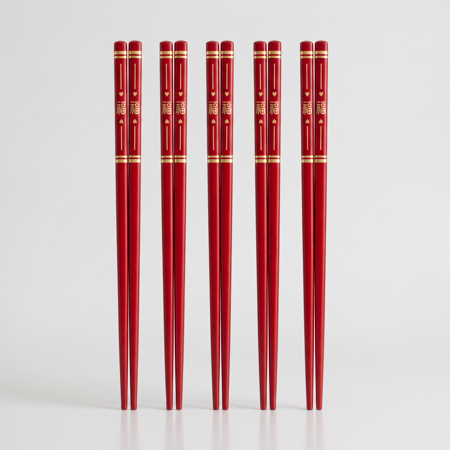 Red Asian Dining Chopsticks