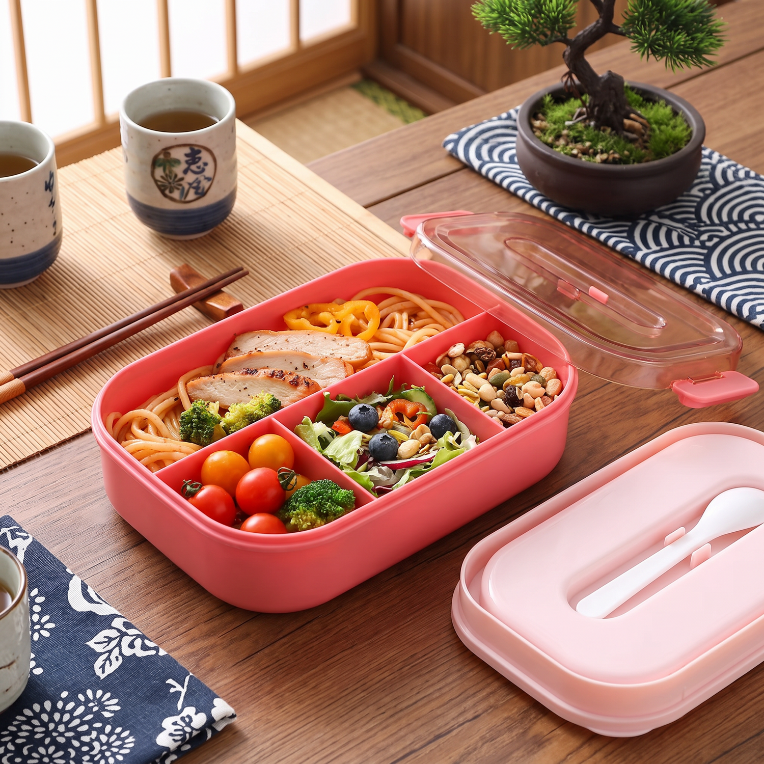 Portable Lunch Box with Ice Pack